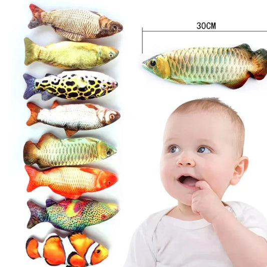 Soft Fish  Toy – Realistic Moving Fish Plush For Kids