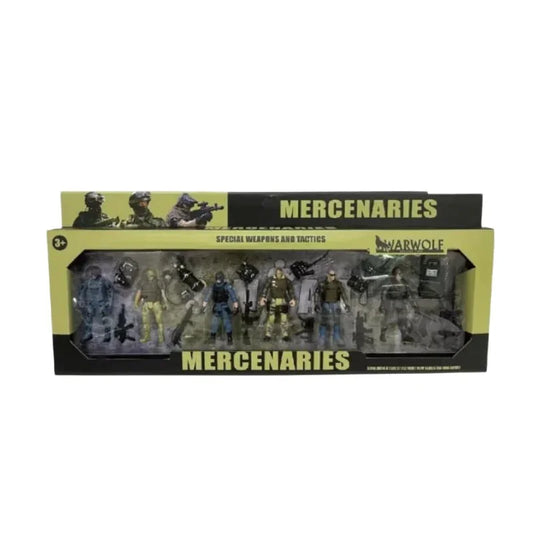 Military Soldier Action Figure Play Set  – Army Combat Toy Kit