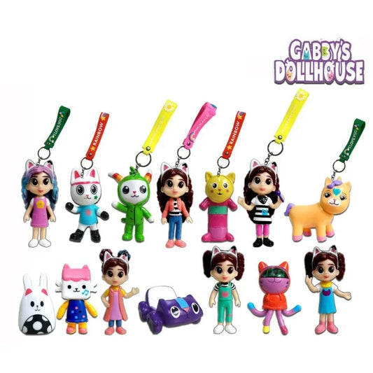 Gabby’s Dollhouse All Heroes Character Keychain Set (Assorted)(1 pcs)