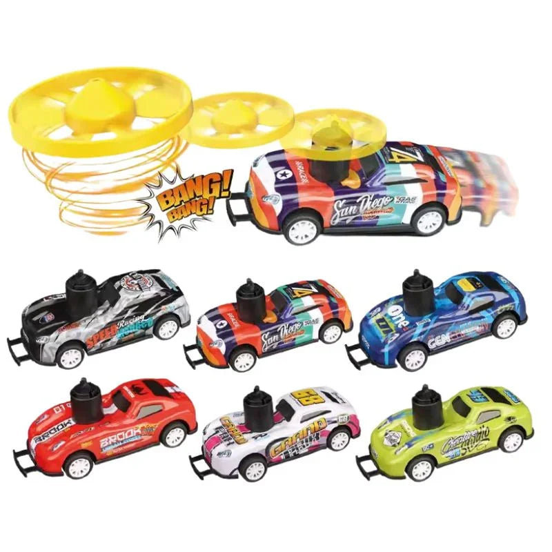 Pullback Alloy Collision Flying Saucers Car Mini Vehicle