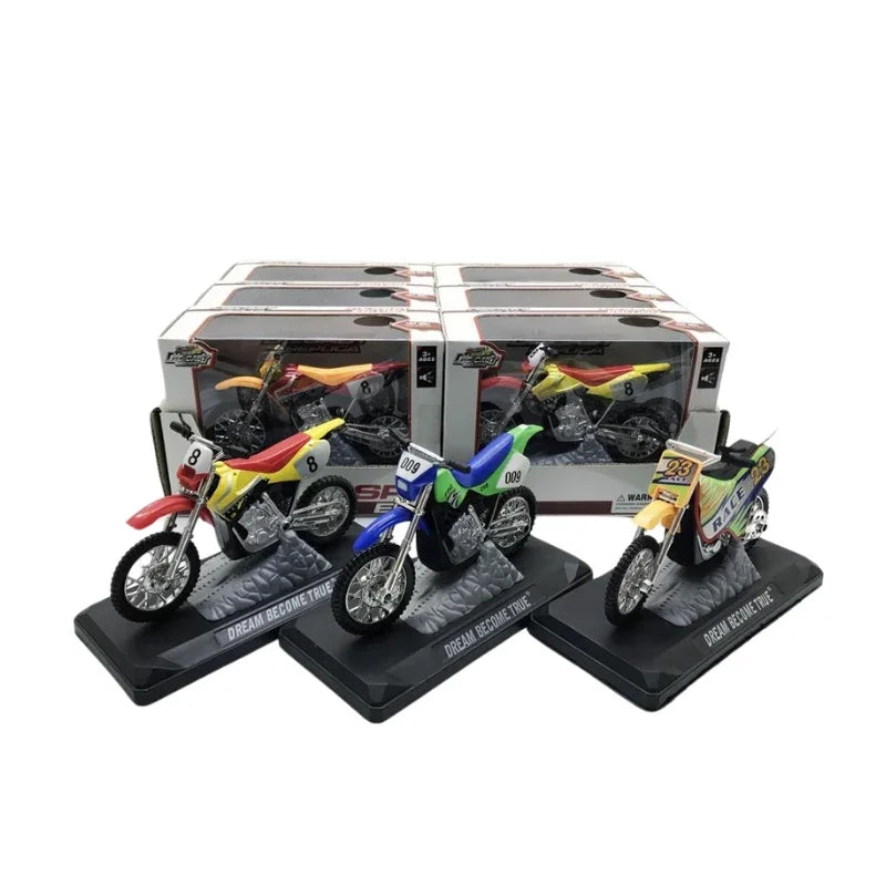 Metal Die-Cast Motorcycle Toy – Durable Miniature Bike for Kids