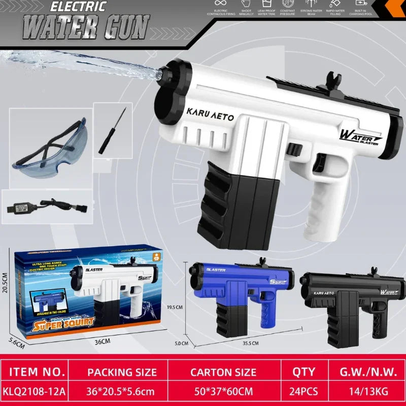 Super Squirt Electric Water Gun Blaster Toy for Kids