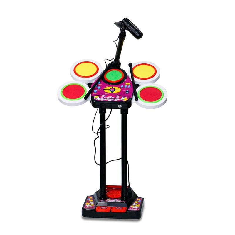 Junior Electronic Drum Beat Set Musical Toy for Kids