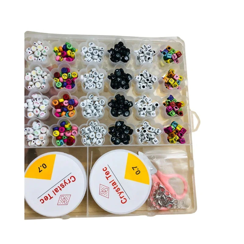 Bead Craft Kit – Multi-Design Jewelry Making Beads Box