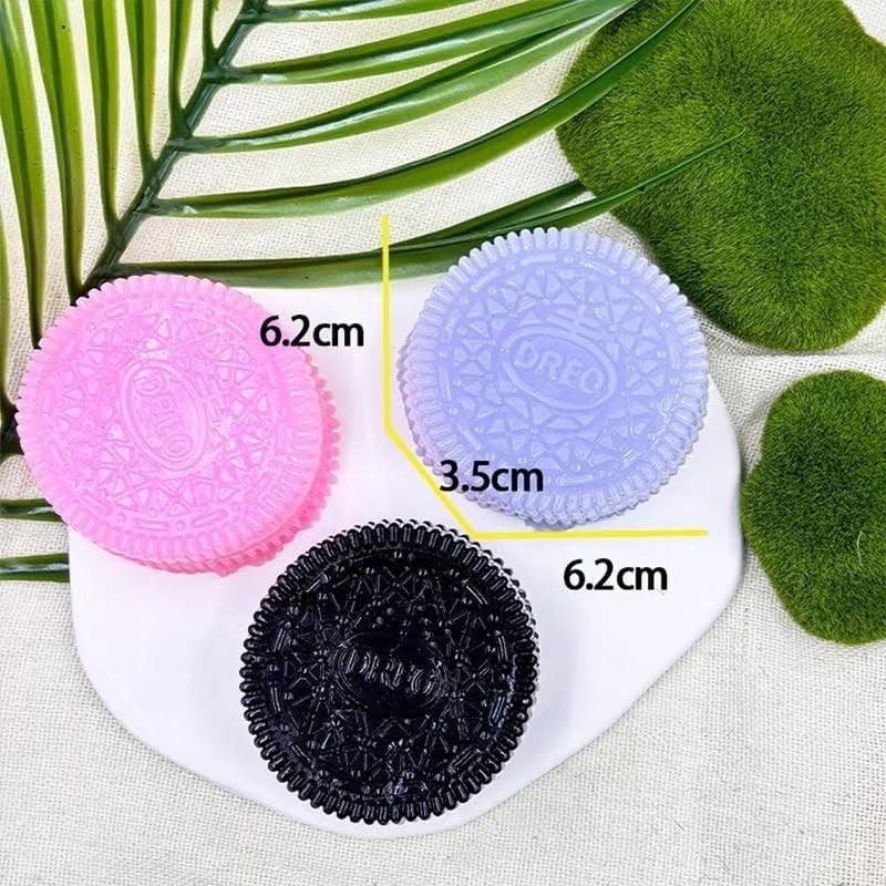 Oreo-Inspired Squishy Fidget Toy – Soft, Sticky, and Satisfying Squishy Biscuit