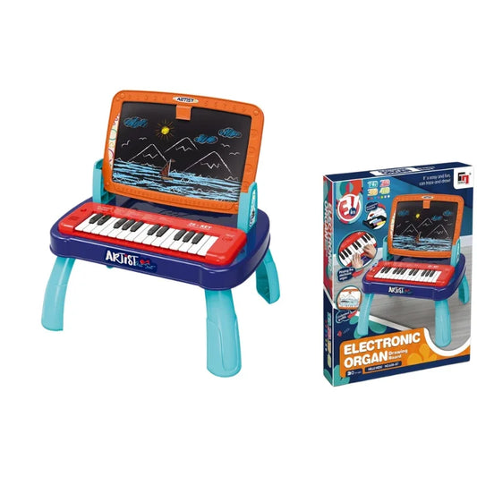 Kids Electronic Organ Drawing Board Set – Musical & Creative Play