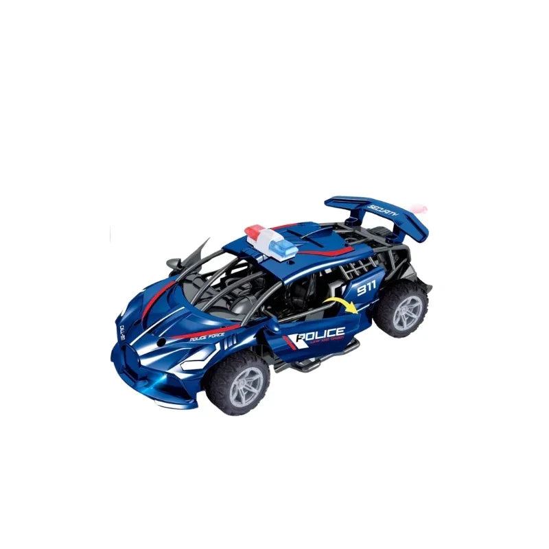 Pull Back Mini Police Vehicle Car Toy Vehicles for Kids