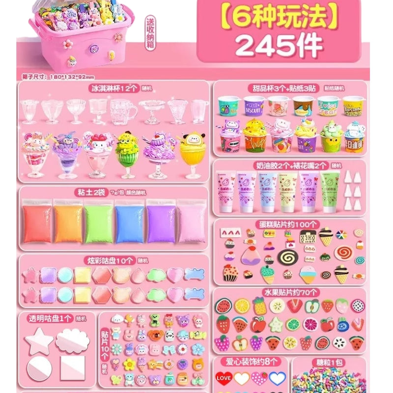DIY Imitation Ice Cream Cup Material Pack – Dessert Craft Set