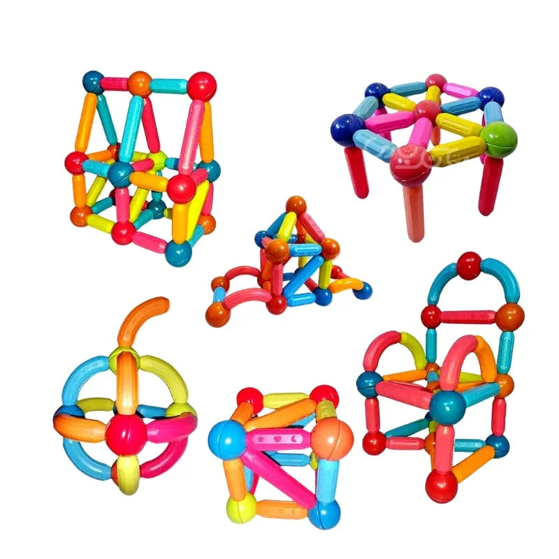Magnetic Bar Educational Construction Blocks Building Set Toy