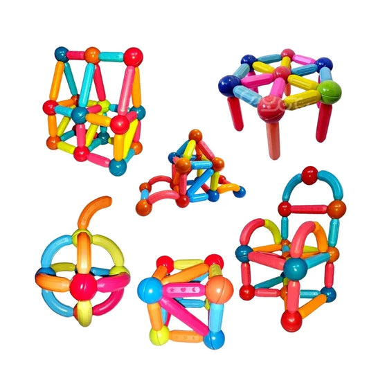 Magnetic Bar Educational Construction Blocks Building Set Toy