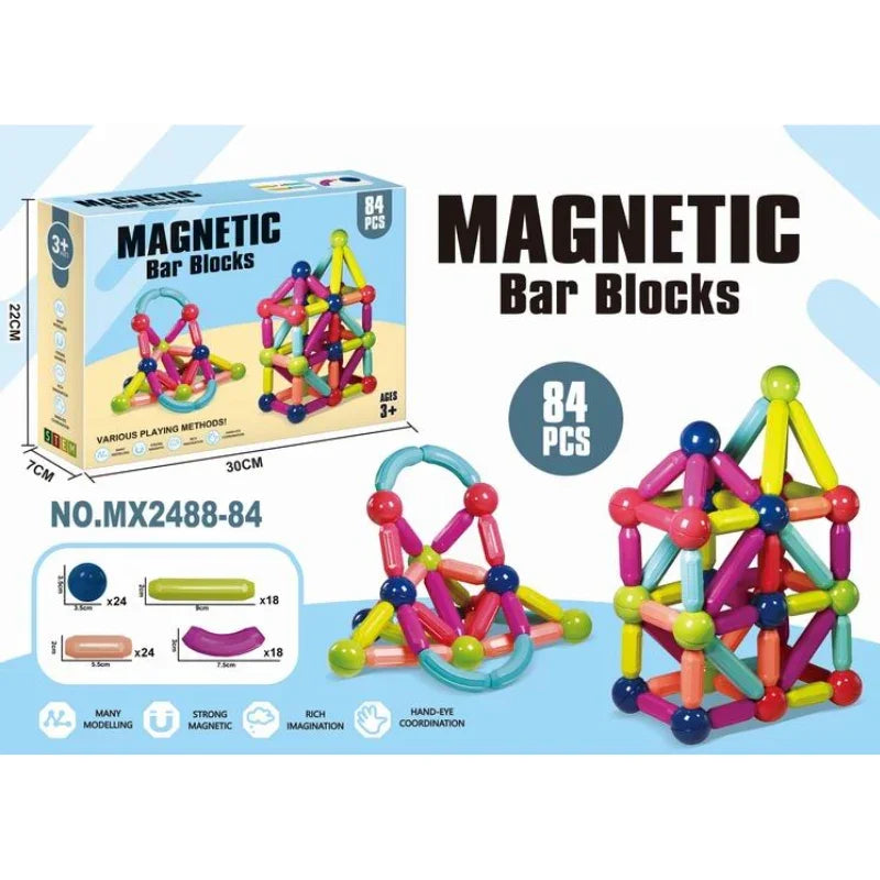 Magnetic Bar Educational Construction Blocks Building Set Toy
