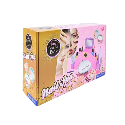 Nail Salon Playset for Girls  – DIY Manicure Beauty Kit for Kids