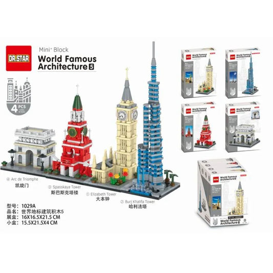 Japan Tokyo Collection Famous Architecture Model Building Bricks Set