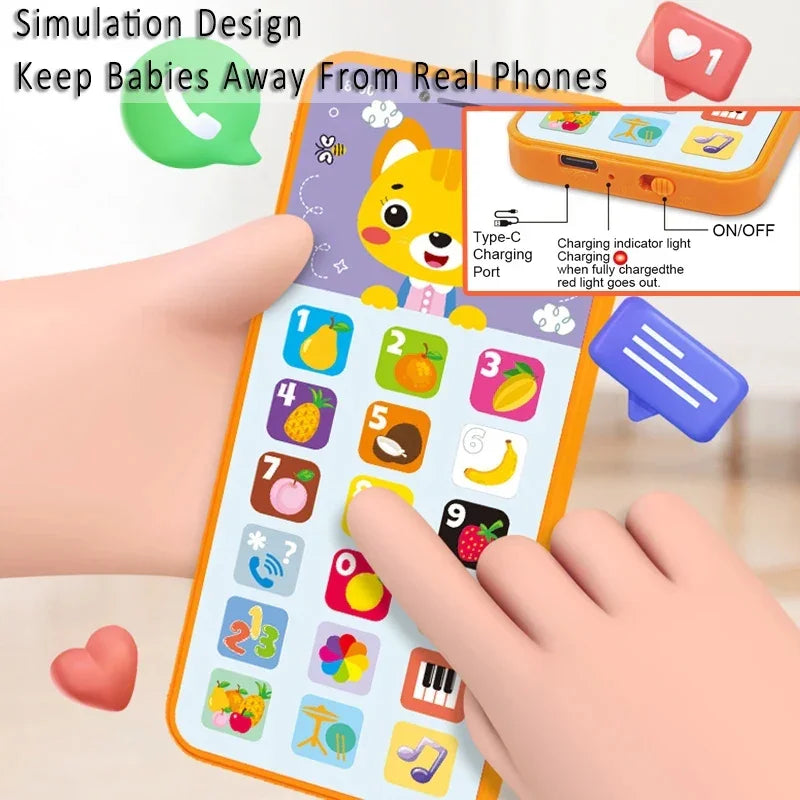 Realistic Multifunction Baby Cell Phone Toy for Fun and Learning