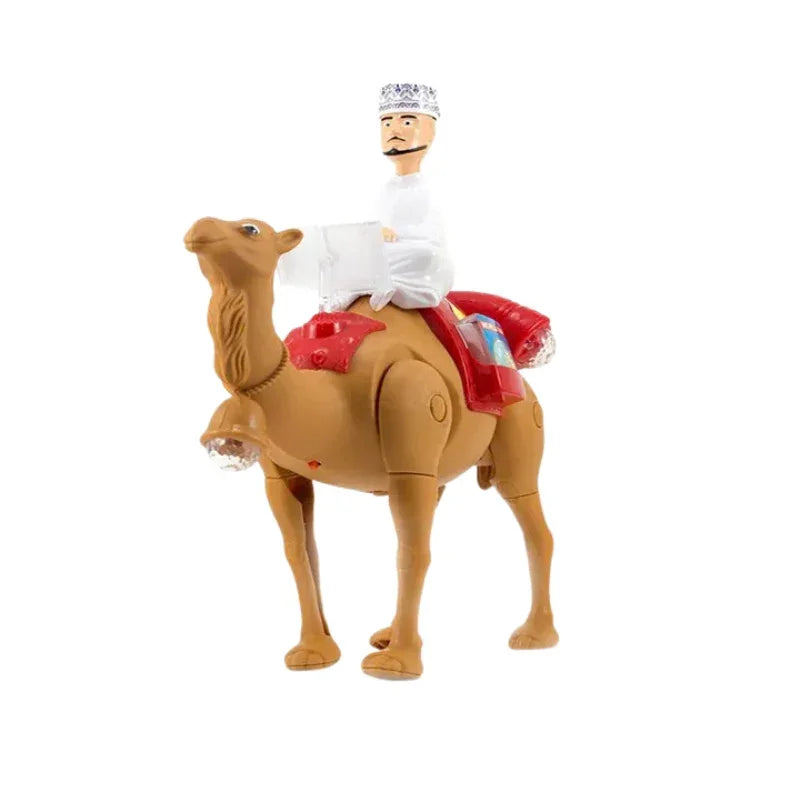 Arabian Camel Rider Toy – Interactive Walking & Sound Toy for Kids
