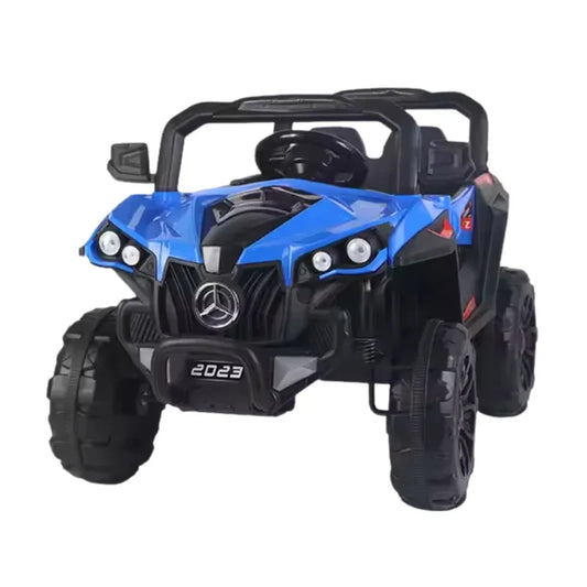 2-Seater Ride-On Jeep for Kids with Remote & Self-Drive, Dual Battery, Multi-Light & Sound