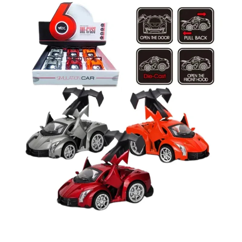 Die-Cast Ming Ying 66 Simulation Car – Realistic Toy Car for Collectors & Kids (Assorted)