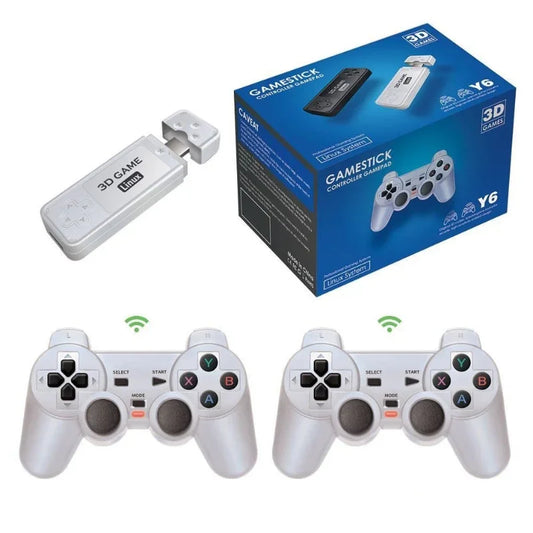 Wireless Classic Game Console – Plug & Play PS1 Style TV Console Dual Controller System