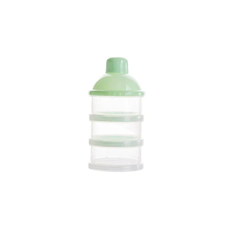3-Layer Portable Milk Powder Storage – Travel-Friendly Baby Formula Dispenser