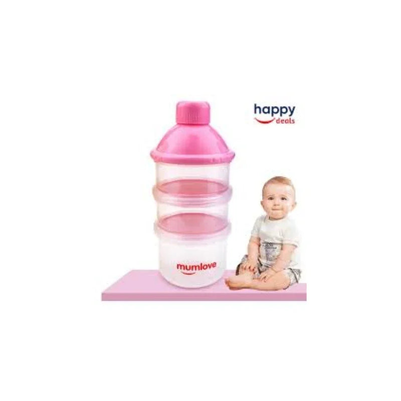 3-Layer Portable Milk Powder Storage – Travel-Friendly Baby Formula Dispenser