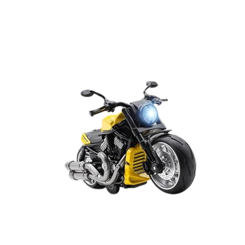 Alloy Motorcycle Metal Pullback Action Toy for Kids