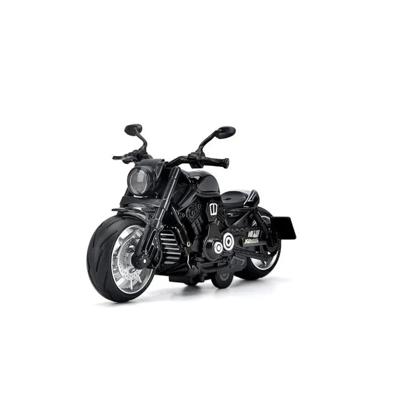Alloy Motorcycle Metal Pullback Action Toy for Kids