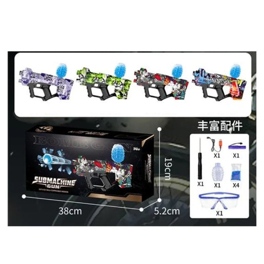 Graffiti Series Electric Water Bullet Gun – Fully Automatic Submachine Blaster