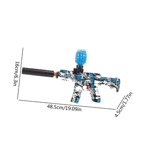Graffiti Series Fully Automatic Water Bullet Blaster – Rechargeable Electric Gel Gun (Deal)
