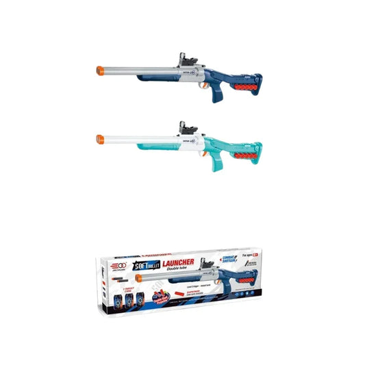 Double Barrel EVA Soft Bullet Gun – Realistic Shell Ejection Blaster