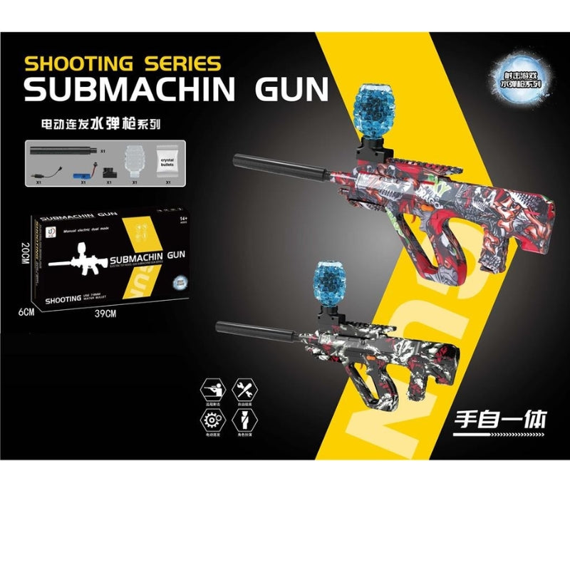 Graffiti AUG Water Bullet Gun – Manual & Automatic Dual Mode Electric Gel Blaster