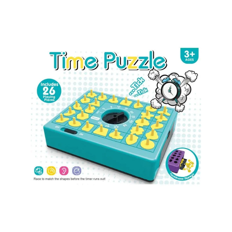 Wind-Up Countdown Puzzle Challenge – Fast-Paced Timed Strategy Board Game
