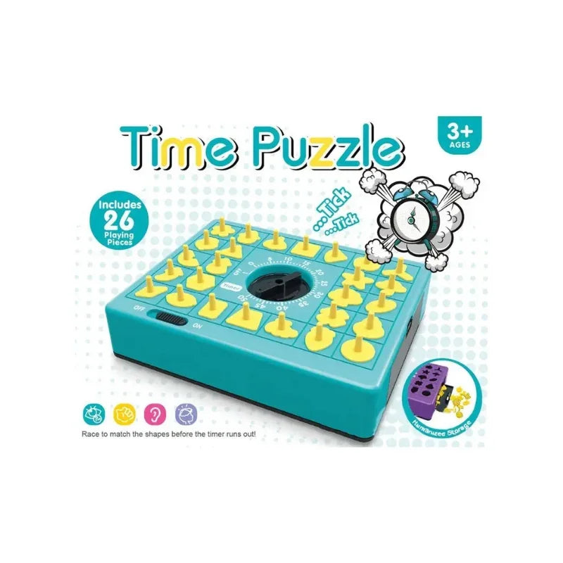 Wind-Up Countdown Puzzle Challenge – Fast-Paced Timed Strategy Board Game