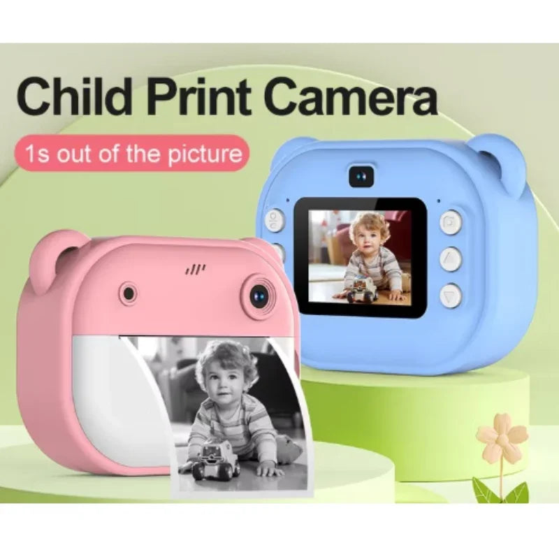 Dual Lens Instant Camera – Rechargeable Digital Camera for Kids