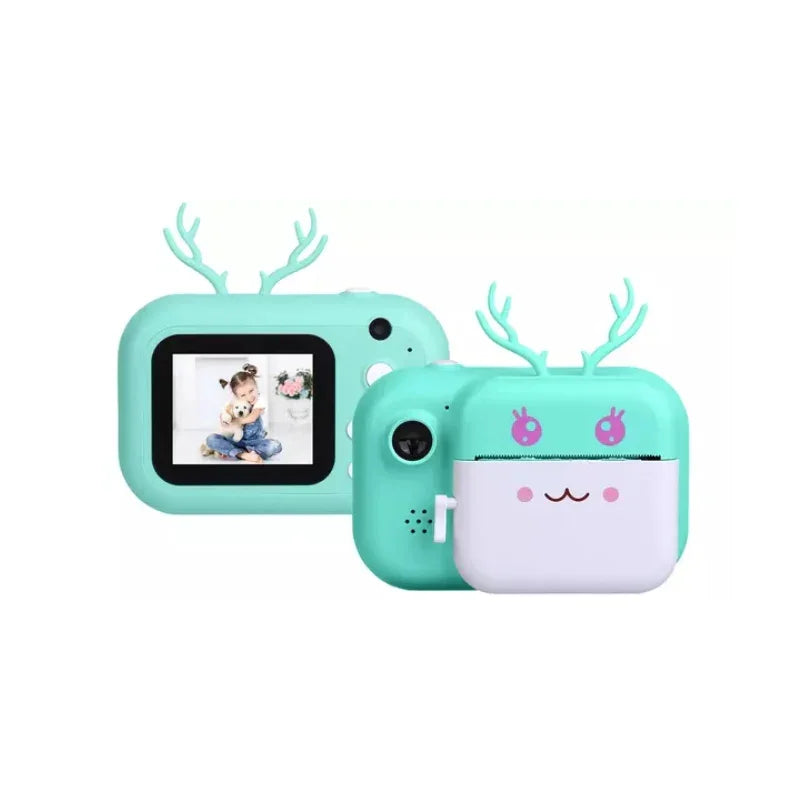 Dual-Lens Instant Camera for Kids – 2.4-Inch Screen Rechargeable Digital Camera