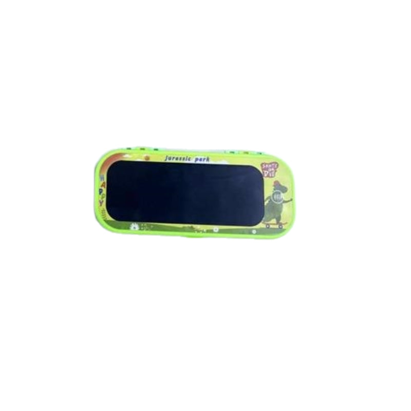 Oval Pencil Box with Built-In LCD Writing Tablet & Take Notes Anywhere