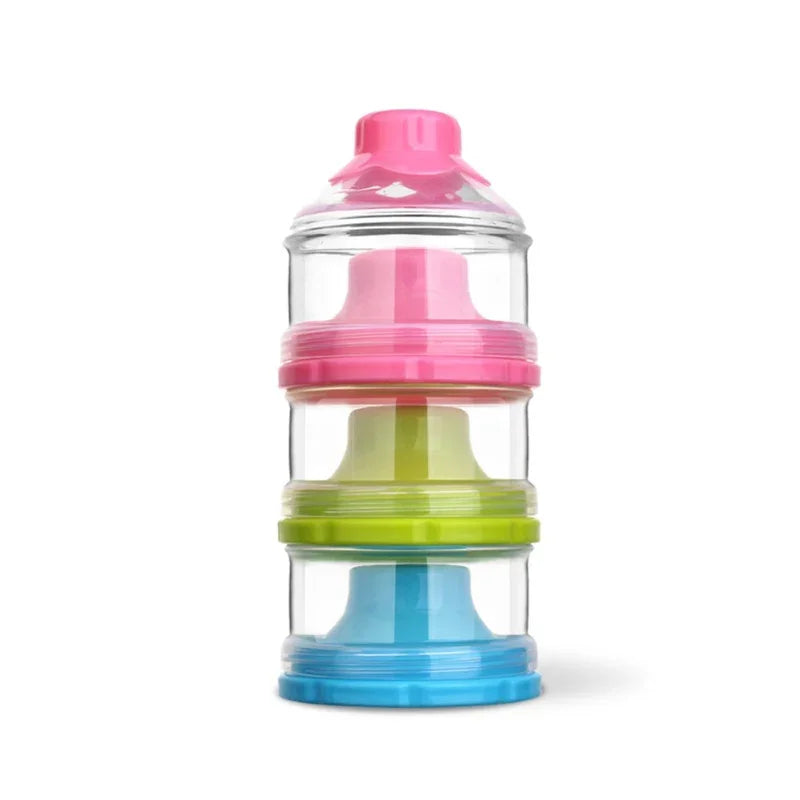 Multi-Layer Milk Powder & Snack Dispenser – Compact, Travel-Friendly Storage Solution