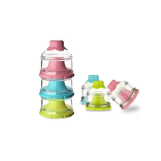 Multi-Layer Milk Powder & Snack Dispenser – Compact, Travel-Friendly Storage Solution