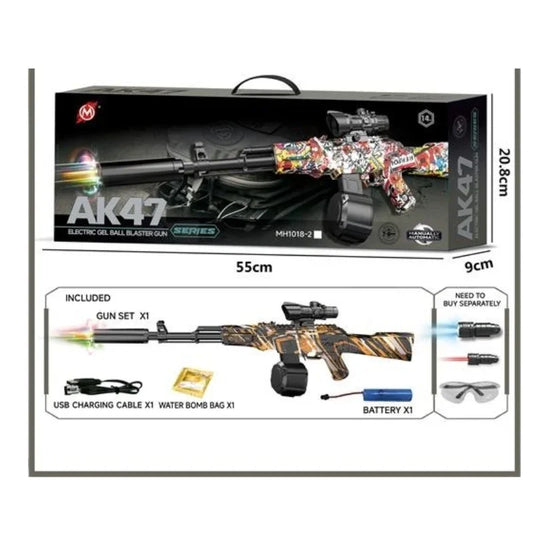Graffiti Sniper – Dual-Mode High-Speed Blaster with Light Silencer