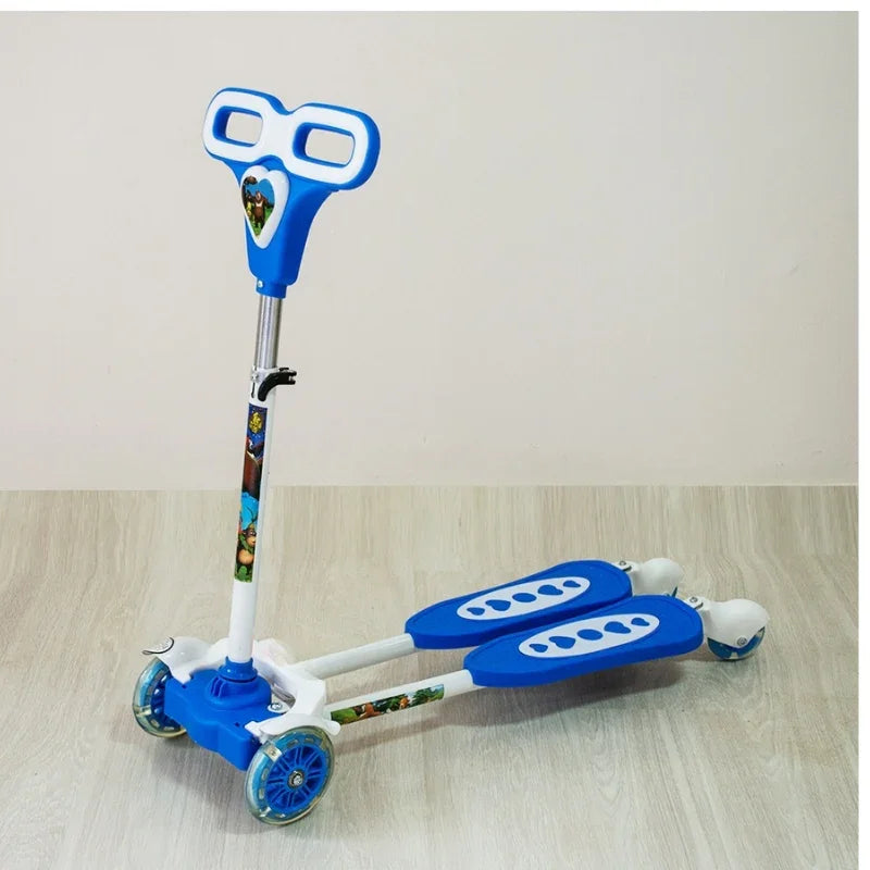 Quad Wheel Scoot The Ultimate Four-Wheel Scooty for Kids