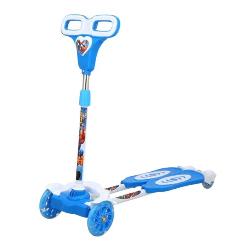 Quad Wheel Scoot The Ultimate Four-Wheel Scooty for Kids
