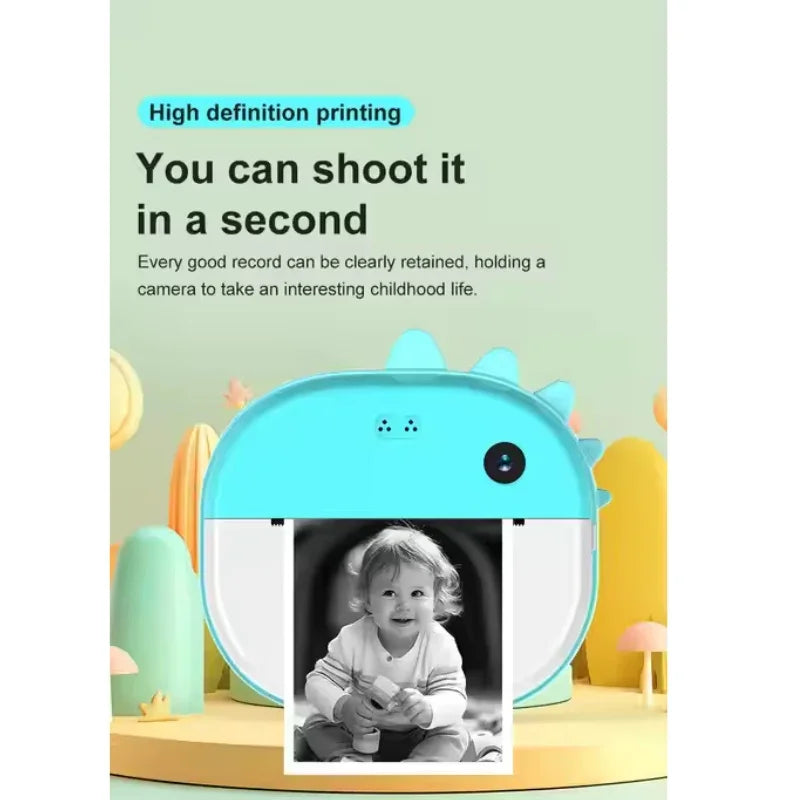 Camera Instant Print Kids Camera Cartoon Models for Creative Play