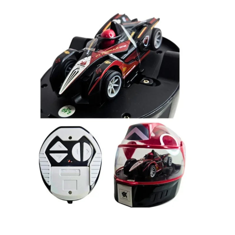 Helmet Case Remote Control F1 Racing Car High-Speed RC Formula Car
