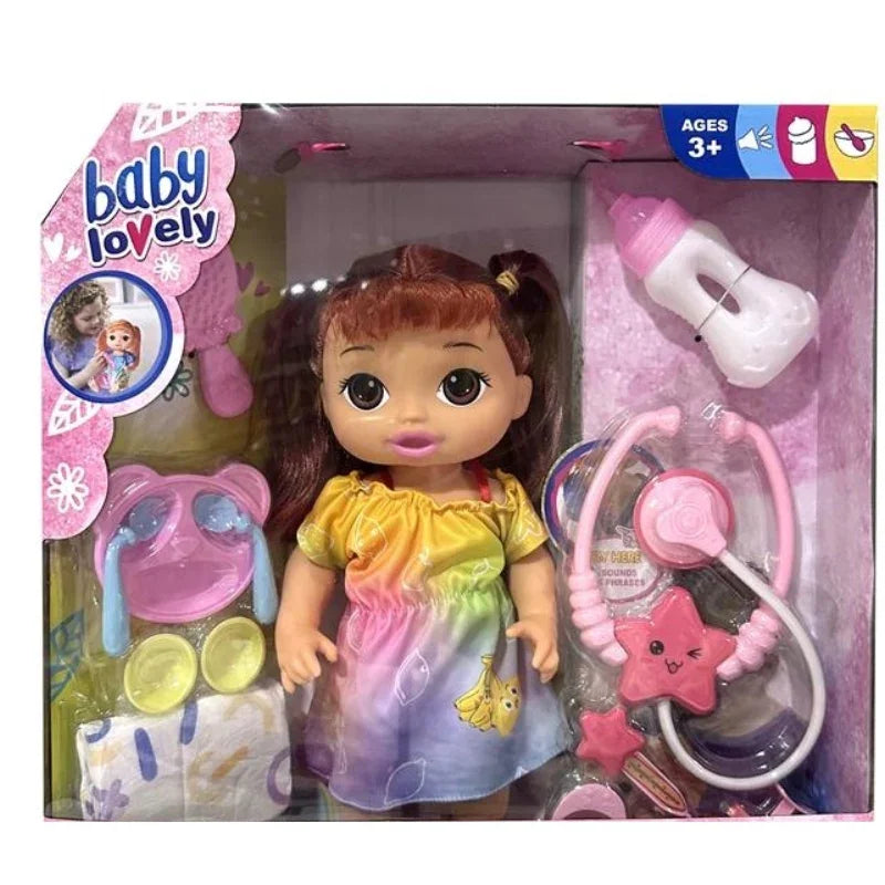 Baby Doll Playset Realistic Newborn Doll in Gift Box