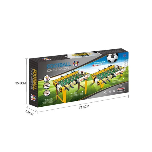 Classic Wooden Soccer Stadium Play Set Premium Tabletop Football Game