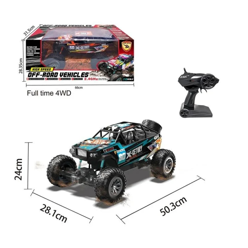 Alloy Climb 1:8 High-Speed R/C Off-Road Car with USB Rechargeable Battery