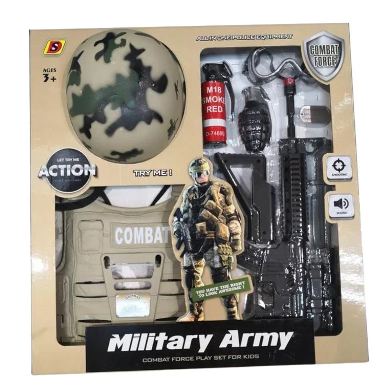 Elite Force Military Flint Gun Playset with Tactical Gear