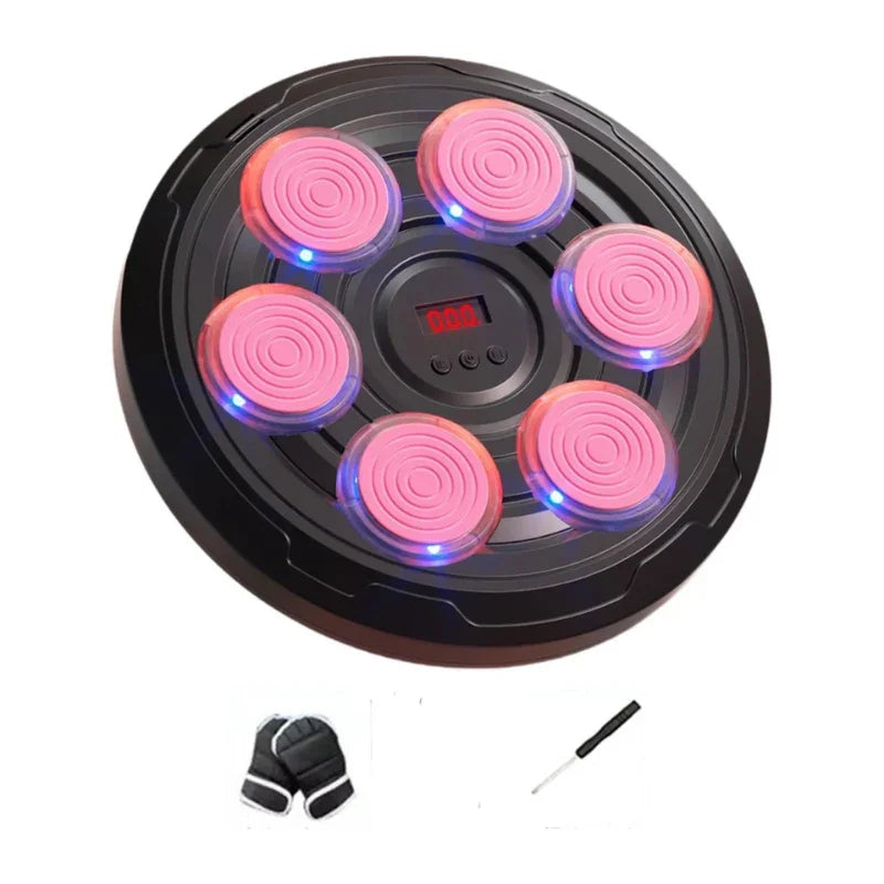 Kids Electronic Boxing Target Set Punch Pad with Gloves for Training