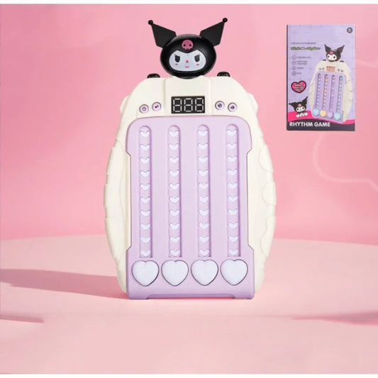 KUROMI Rhythm Master Handheld Music Game Console  Light-Up Beat Pad Toy