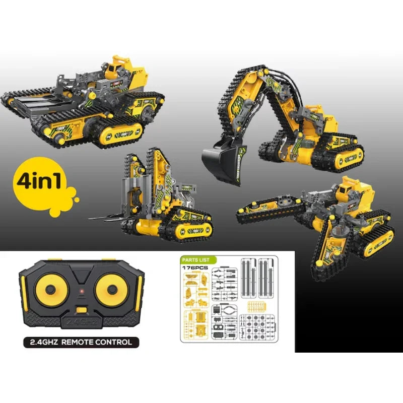 Intelligent Programmable Engineering RC Vehicle STEM Educational DIY Assembly Kit
