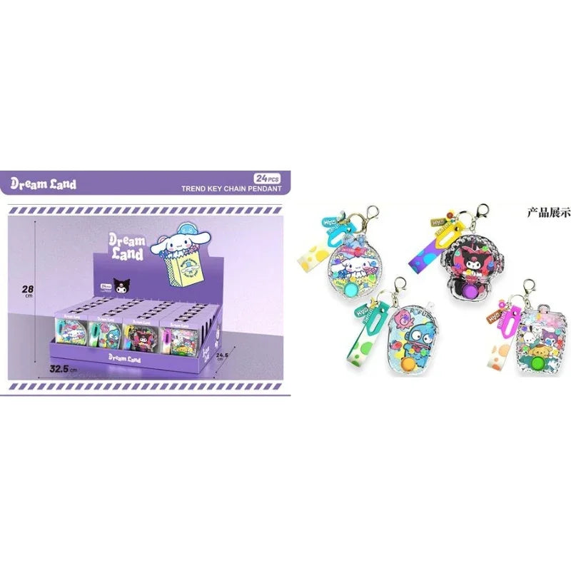 Kurumi Pocket Splash 24-Window Box Water Game Keychain Set
